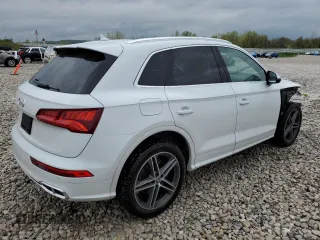2020 Audi SQ5 Premium Plus with VIN WA1B4AFY3L2019337, listed as a Copart auction lot 52568604 with 50,777 mi miles and . Bid and sale history available at DreamBid. Image 3.