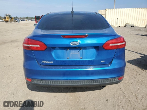2018 Ford Focus SE with VIN 1FADP3F2XJL265909, listed as a Copart auction lot 44591615 with 129,094 mi miles and Non Repairable. Bid and sale history available at carsss.com. Image 6.