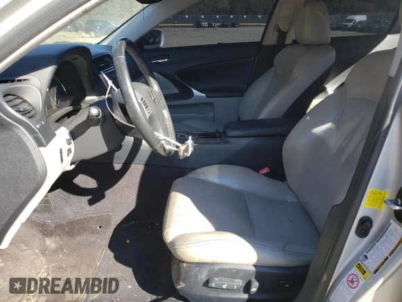 2012 Lexus IS 250 with VIN JTHBF5C22C2102974, listed as a Copart auction lot 41452735 with 200,415 mi miles and Non Repairable. Bid and sale history available at DreamBid. Image 7.