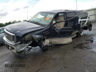 2001 Ford Excursion Limited z VIN 1FMSU43F51EA70968, wystawiony jako Copart lot #55821945 z przebiegiem Nie podano mil oraz Szkody całkowita. Historia ofert i sprzedaży dostępna na DreamBid. Obrazek 1.