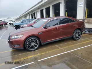 2015 Ford Taurus SHO with VIN 1FAHP2KT0FG123255, listed as a Copart auction lot 51887725 with 152,873 mi miles and Salvage Title. Bid and sale history available at DreamBid. Image 1.