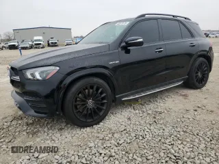 2020 Mercedes-Benz GLE 580 with VIN 4JGFB8GB9LA179160, listed as a Copart auction lot 45873175 with 36,410 mi miles and Salvage title. Bid and sale history available at DreamBid. Image 1.