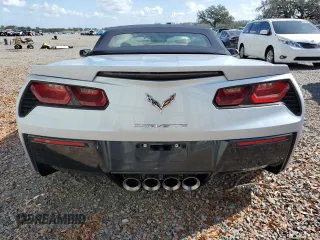 2017 Chevrolet Corvette Z51 2LT with VIN 1G1YK3D78H5109836, listed as a Copart auction lot 80411924 with 0 mi miles and Non Repairable. Bid and sale history available at carsss.com. Image 6.