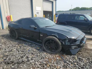 2019 Ford Mustang GT with VIN 1FA6P8CF3K5111433, listed as a Copart auction lot 59966135 with 27,572 mi miles and Salvage title. Bid and sale history available at DreamBid. Image 4.