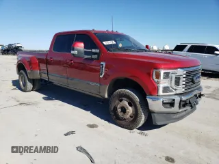 2022 Ford F-350 XL with VIN 1FT8W3DT9NEE66057, listed as a Copart auction lot 47074105 with 179,532 mi miles and Salvage Title. Bid and sale history available at DreamBid. Image 4.