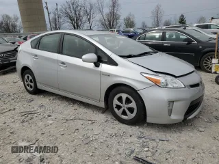 2013 Toyota Prius One with VIN JTDKN3DU4D5630332, listed as a Copart auction lot 53988125 with 124,869 mi miles and Clean Title. Bid and sale history available at DreamBid. Image 4.