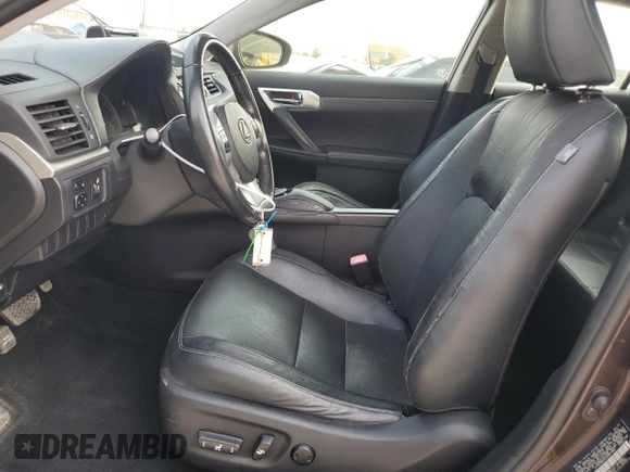 2012 Lexus CT 200h with VIN JTHKD5BH0C2087595, listed as a Copart auction lot 60626595 with 209,197 mi miles and Clean title. Bid and sale history available at DreamBid. Image 7.