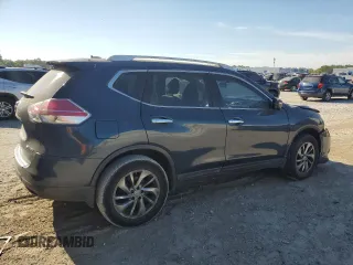 2015 Nissan Rogue SL with VIN 5N1AT2MV2FC811914, listed as a Copart auction lot 50463645 with 102,049 mi miles and Salvage Title. Bid and sale history available at DreamBid. Image 3.