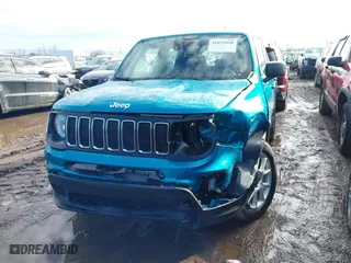 2019 Jeep Renegade Sport with VIN ZACNJBAB7KPK34175, listed as a IAAI auction lot 41632630 with 111,185 mi miles. Bid and sale history available at carsss.com. Image 6.