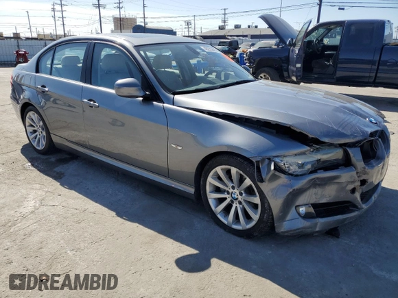 2011 BMW 3 Series 328i with VIN WBAPH5C5XBA447327, listed as a Copart auction lot 46255895 with 87,150 mi miles and Salvage Title. Bid and sale history available at carsss.com. Image 4.