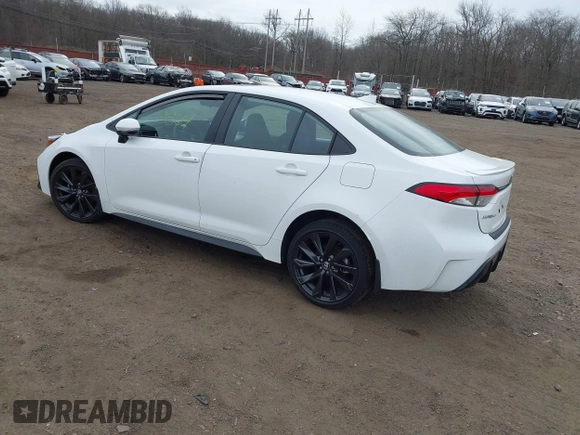 2023 Toyota Corolla SE with VIN 5YFP4MCE5PP141325, listed as a IAAI auction lot 41710864 with 16,230 mi miles and . Bid and sale history available at DreamBid. Image 3.