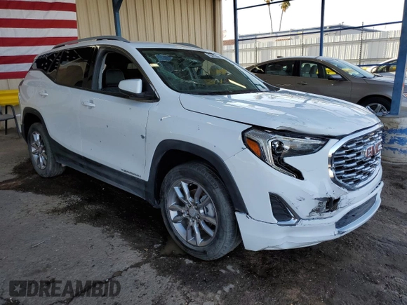 2022 GMC Terrain SLT with VIN 3GKALVEV8NL201026, listed as a Copart auction lot 51654795 with Not Provided miles and Salvage Title. Bid and sale history available at DreamBid. Image 4.