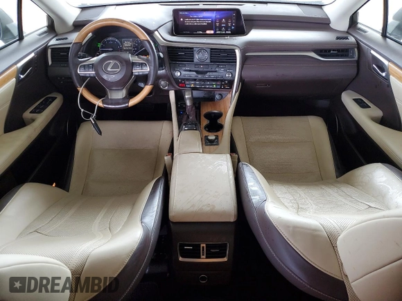 2017 Lexus RX 350 with VIN JTJBZMCA2H2024954, listed as a Copart auction lot 63226975 with 80,602 mi miles and Salvage title. Bid and sale history available at DreamBid. Image 8.