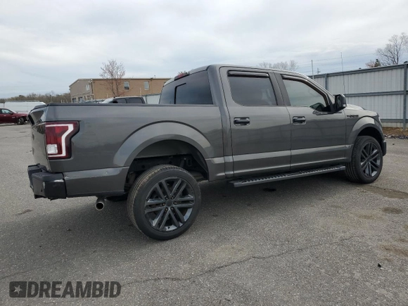 2015 Ford F-150 XLT with VIN 1FTEW1E87FFC44971, listed as a Copart auction lot 51836635 with 206,184 mi miles and Salvage Title. Bid and sale history available at DreamBid. Image 3.