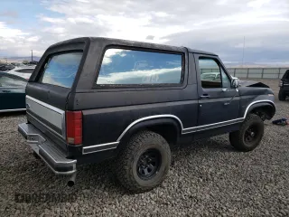 1986 Ford Bronco Custom with VIN 1FMEU15H7GLB19165, listed as a Copart auction lot 71802554 with 81,444 mi miles and Salvage Title. Bid and sale history available at carsss.com. Image 3.