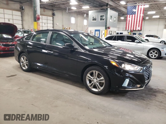2019 Hyundai Sonata SEL with VIN 5NPE34AF4KH754077, listed as a Copart auction lot 54546405 with 86,451 mi miles and Salvage Title. Bid and sale history available at DreamBid. Image 4.