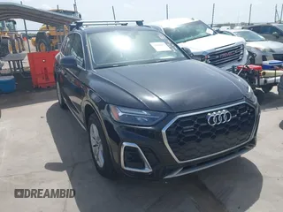 2023 Audi Q5 S line Premium with VIN WA1GAAFY3P2027829, listed as a IAAI auction lot 42638257 with 61,925 mi miles and . Bid and sale history available at DreamBid. Image 1.