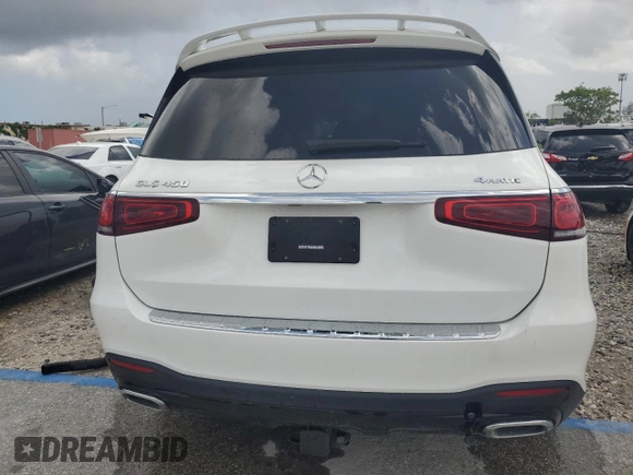 2022 Mercedes-Benz GLS 450 with VIN 4JGFF5KE4NA808217, listed as a Copart auction lot 62867924 with 18,722 mi miles and Salvage Title. Bid and sale history available at DreamBid. Image 6.