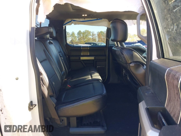 2017 Ford Super Duty F-250 SRW Lariat with VIN 1FT7W2BT4HEE52421, listed as a IAAI auction lot 41362197 with 161,965 mi miles. Bid and sale history available at carsss.com. Image 8.