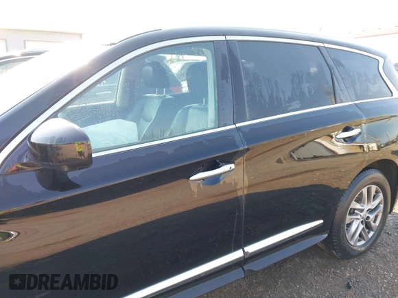 2015 Infiniti QX60 with VIN 5N1AL0MM7FC529408, listed as a IAAI auction lot 42478663 with 106,566 mi miles and . Bid and sale history available at DreamBid. Image 14.
