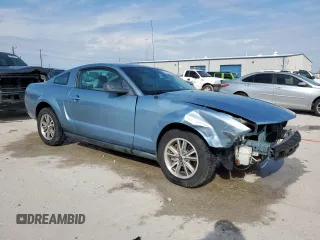 2005 Ford Mustang Deluxe with VIN 1ZVFT80N655136829, listed as a Copart auction lot 50765825 with 142,242 mi miles and Salvage title. Bid and sale history available at DreamBid. Image 4.
