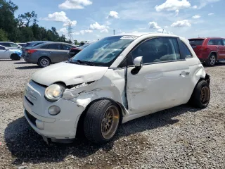 2013 FIAT 500 Pop with VIN 3C3CFFARXDT543669, listed as a Copart auction lot 64360145 with 107,481 mi miles and Salvage title. Bid and sale history available at DreamBid. Image 1.