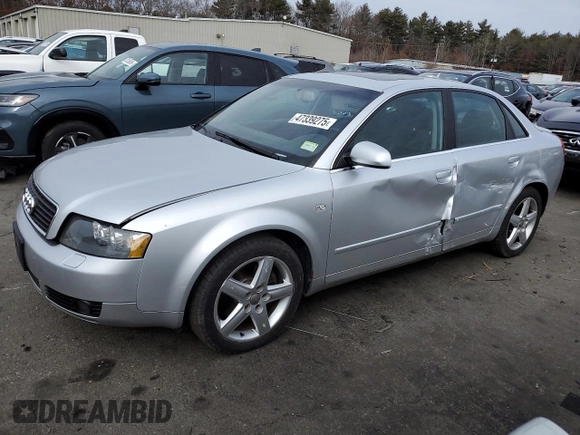 2005 Audi A4 3.0L with VIN WAULT68E15A108729, listed as a Copart auction lot 47339275 with 126,419 mi miles and Salvage Title. Bid and sale history available at carsss.com. Image 1.