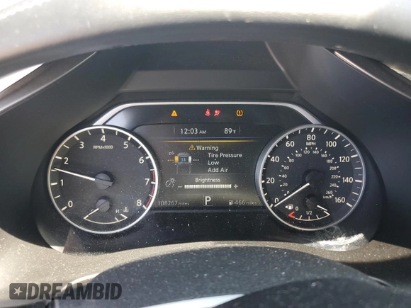 2019 Nissan Murano S with VIN 5N1AZ2MJ6KN119102, listed as a Copart auction lot 54857515 with 108,267 mi miles and Salvage Title. Bid and sale history available at DreamBid. Image 9.