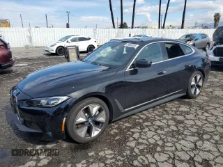 2023 BMW i4 eDrive35 with VIN WBY43AW04PFP78264, listed as a Copart auction lot 88600985 with 17,082 mi miles and Salvage Title. Bid and sale history available at carsss.com. Image 1.