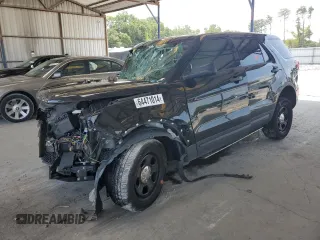2019 Ford Police Interceptor Utility z VIN 1FM5K8AT5KGB23936, wystawiony jako Copart lot #64471014 z przebiegiem Nie podano mil oraz Szkody całkowita. Historia ofert i sprzedaży dostępna na DreamBid. Obrazek 1.
