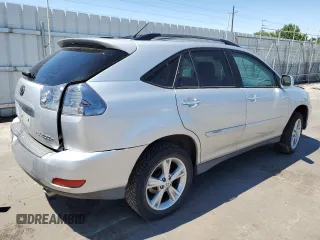 2008 Lexus RX 400h with VIN JTJGW31U482005960, listed as a Copart auction lot 61951524 with Not Provided miles and Salvage Title. Bid and sale history available at DreamBid. Image 3.