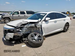 2022 Honda Accord Touring with VIN 1HGCV3F92NA025698, listed as a Copart auction lot 61300405 with 23,260 mi miles and Salvage title. Bid and sale history available at DreamBid. Image 1.
