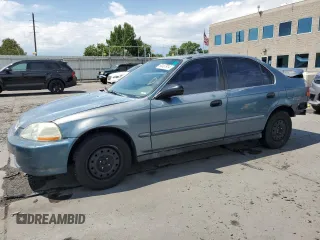 1996 Honda Civic LX "O" w/Air with VIN 2HGEJ6672TH527324, listed as a Copart auction lot 63497914 with 342,931 mi miles and Salvage Title. Bid and sale history available at carsss.com. Image 1.