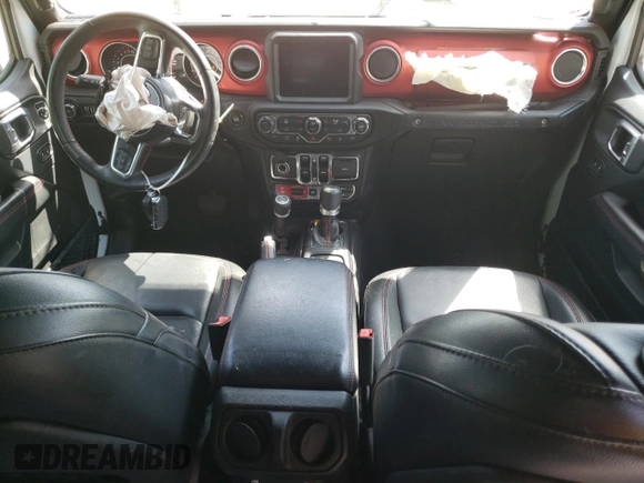 2018 Jeep Wrangler Unlimited Rubicon with VIN 1C4HJXFG2JW244664, listed as a Copart auction lot 52987455 with 40,463 mi miles and Salvage title. Bid and sale history available at DreamBid. Image 8.
