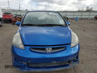 2007 Honda Fit Sport with VIN JHMGD38607S001532, listed as a Copart auction lot 45642795 with 113,651 mi miles and Salvage Title. Bid and sale history available at carsss.com. Image 5.
