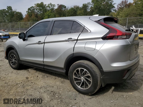 2023 Mitsubishi Eclipse Cross ES z VIN JA4ATUAA1PZ052103, wystawiony jako Copart lot #74354114 z przebiegiem 56 601 mil mil oraz Szkoda całkowita • Salvage title. Historia ofert i sprzedaży dostępna na DreamBid. Obrazek 2.