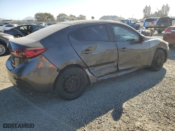 2017 Mazda Mazda3 4-Door Sport with VIN 3MZBN1U72HM100856, listed as a Copart auction lot 88913585 with 92,169 mi miles and Salvage Title. Bid and sale history available at carsss.com. Image 3.
