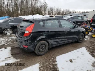 2014 Hyundai Accent SE with VIN KMHCU5AE8EU184754, listed as a Copart auction lot 50075125 with 123,984 mi miles and Clean Title. Bid and sale history available at carsss.com. Image 3.