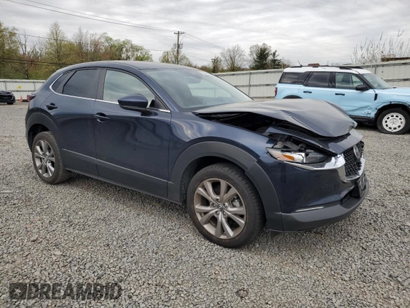 2020 Mazda CX-30 Select with VIN 3MVDMBCL2LM119689, listed as a Copart auction lot 53576185 with 123,605 mi miles and Salvage Title. Bid and sale history available at DreamBid. Image 4.