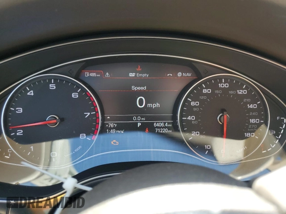 2013 Audi A6 Premium Plus with VIN WAUDFAFC1DN109497, listed as a Copart auction lot 47946285 with 71,220 mi miles and Salvage title. Bid and sale history available at DreamBid. Image 9.