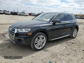 2018 Audi Q5 Premium Plus with VIN WA1BNAFY0J2074841, listed as a Copart auction lot 52948365 with 67,320 mi miles and Salvage title. Bid and sale history available at DreamBid. Image 1.