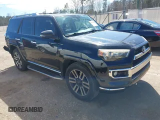 2014 Toyota 4Runner SR5 with VIN JTEZU5JR2E5074807, listed as a IAAI auction lot 41730326 with 144,383 mi miles and . Bid and sale history available at DreamBid. Image 1.