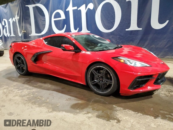 2022 Chevrolet Corvette 1LT with VIN 1G1YA2D48N5122844, listed as a Copart auction lot 87659815 with 8,631 mi miles and Clean Title. Bid and sale history available at carsss.com. Image 4.