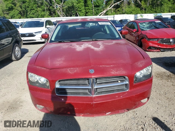 2010 Dodge Charger SXT with VIN 2B3CA3CV8AH186873, listed as a Copart auction lot 52493865 with 311,727 mi miles and Salvage Title. Bid and sale history available at carsss.com. Image 5.
