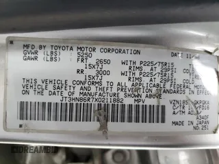 1999 Toyota 4Runner SR5 с VIN JT3HN86R7X0211882, выставлен на аукционе Copart как лот 59237195 с пробегом 205 026 миль миль и Списание • Salvage title. История ставок и продаж доступна на DreamBid. Изображение 14.