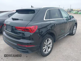2023 Audi Q3 S line Premium with VIN WA1DECF32P1110925, listed as a IAAI auction lot 42324880 with 43,192 mi miles and . Bid and sale history available at DreamBid. Image 4.