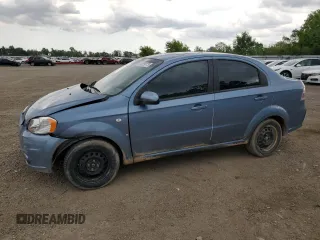 2007 Chevrolet Aveo LT with VIN KL1TG55627B181854, listed as a Copart auction lot 60269775 with 114,137 mi miles and Salvage title. Bid and sale history available at DreamBid. Image 1.