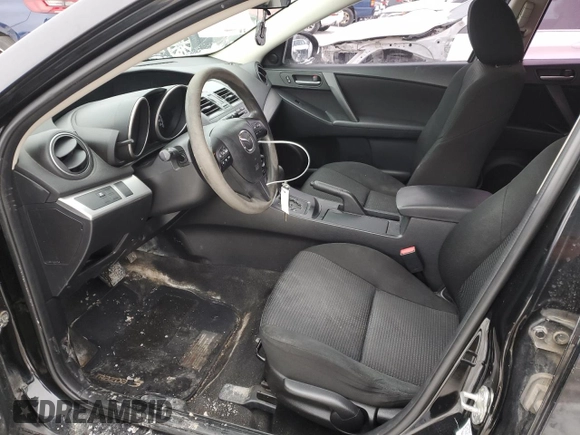2013 Mazda 3 GX with VIN JM1BL1KF5D1820467, listed as a Copart auction lot 43338525 with 200,668 mi miles and Salvage Title. Bid and sale history available at carsss.com. Image 7.