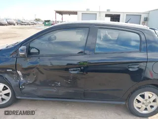 2015 Mitsubishi Mirage ES with VIN ML32A4HJ9FH052900, listed as a IAAI auction lot 41698635 with 100,713 mi miles. Bid and sale history available at carsss.com. Image 14.