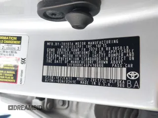 2016 Toyota Corolla L with VIN 5YFBURHE4GP416666, listed as a IAAI auction lot 42278304 with 120,638 mi miles and . Bid and sale history available at DreamBid. Image 9.